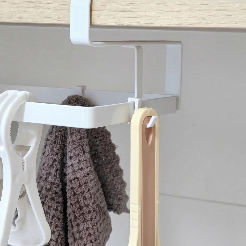 CINPIUK Under Cabinet Clothes Hanger Organizer Stacker for Laundry Room,