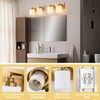 BrkNit 2 Light Modern Bathroom Light Fixtures Over Mirror, Brass