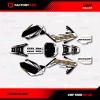 Factory EFX Black & Gold Shift Racing Graphics kit fits
