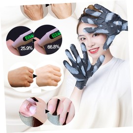 FOMIYES 3 Pairs Natural Material Soft Smooth Breathable Lightweight Exfoliating Mask for Hands Volcanic Mud Hand Gloves Cuticle Removal Whitening Cream Gloves