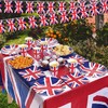 Smiffys Union Jack Round Paper Plates 22.5cm – 8 Pack