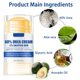 KUIRUNRX® Hydrating and Anti-Cracking Foot Cream, Urea Cream for Feet, Moisturising Foot Cream, Foot Care Fschrundensointment Feet for Dryness and Cracking
