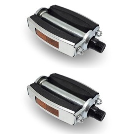 cyclingcolors 2x Pedal M14 x 125 Vintage Moped Bicycle Moped Scooter Motorcycle Compatible with Solex 3800 Peugeot 103 MBK 51