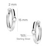 SOFIA MILANI - Women's Earrings 925 Silver - with Zirconia