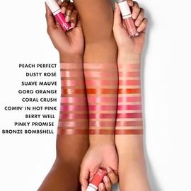 e.l.f. Cosmetics Camo Rubor Líquido Pinky Promise Rosa Radiante 4ml | Alta Pigmentación y Acabado Luminoso, 1 Pieza, Vegano y Libre de Crueldad Animal