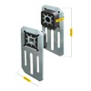 Schellenberg 87068 Silent Running Wall Bearing Kit for Roller Shutters,