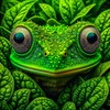 Bgraamiens 1000 Piece Frog Camouflage Wild Animal Puzzle, Expert Level,