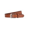 camel active Men's Leather Belt, Cognac