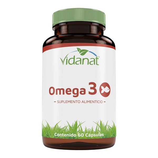 Vidanat Omega 3 60 Cpsulas de Suplemento Alimenticio Natural -