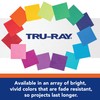 Tru-Ray® Construction Paper, 50% Recycled, 9" x 12", White, Pack