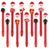 Pack of 10 Christmas Gel Pens, 0.5 mm Christmas Gel