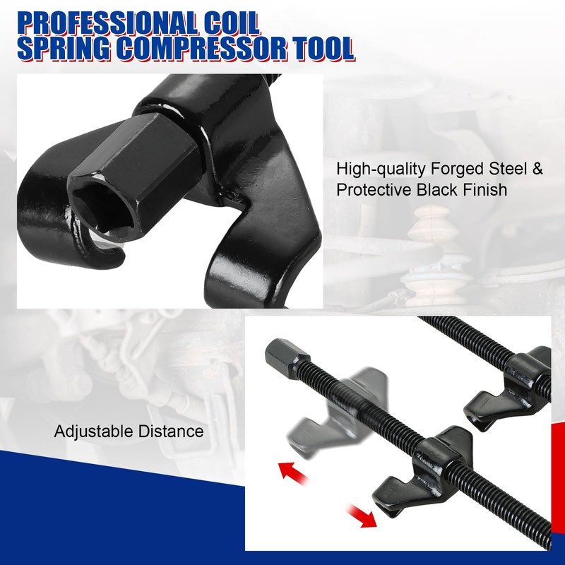 NYXOVA 14" Coil Spring Compressor Tool Suspension Strut Remover Installer