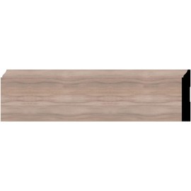 Ekena Millwork MLDW01X04WM620WA Americraft Solid Hardwood Stain Grade Ogee Base Moulding, Walnut
