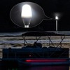 CLGMarine Stern Lights for Boats,All Round Led Anchor Light,Bimini Top