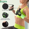 2 Pairs Workout Gloves, Weight Lifting Gloves with Wrist Braces,