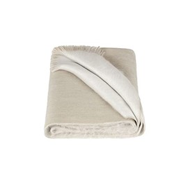 Alpaca Loca 536 Slim Double Scarf Beige/Weiß Scarf, One Size