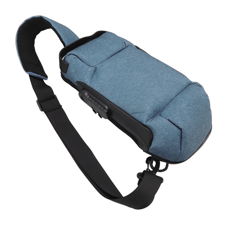 Sling Bag Waterproof Anti Theft with Combination Lock Anti Scratch