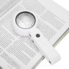 Desktop Handheld LED Magnifier 7X USB Battery Powered Reading Magnifying
