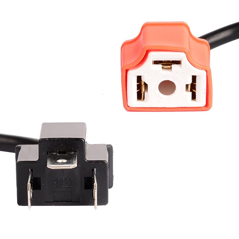 H4 Ceramic Socket for 9-16V, HID/LED Compatible, High Beam Indicator,