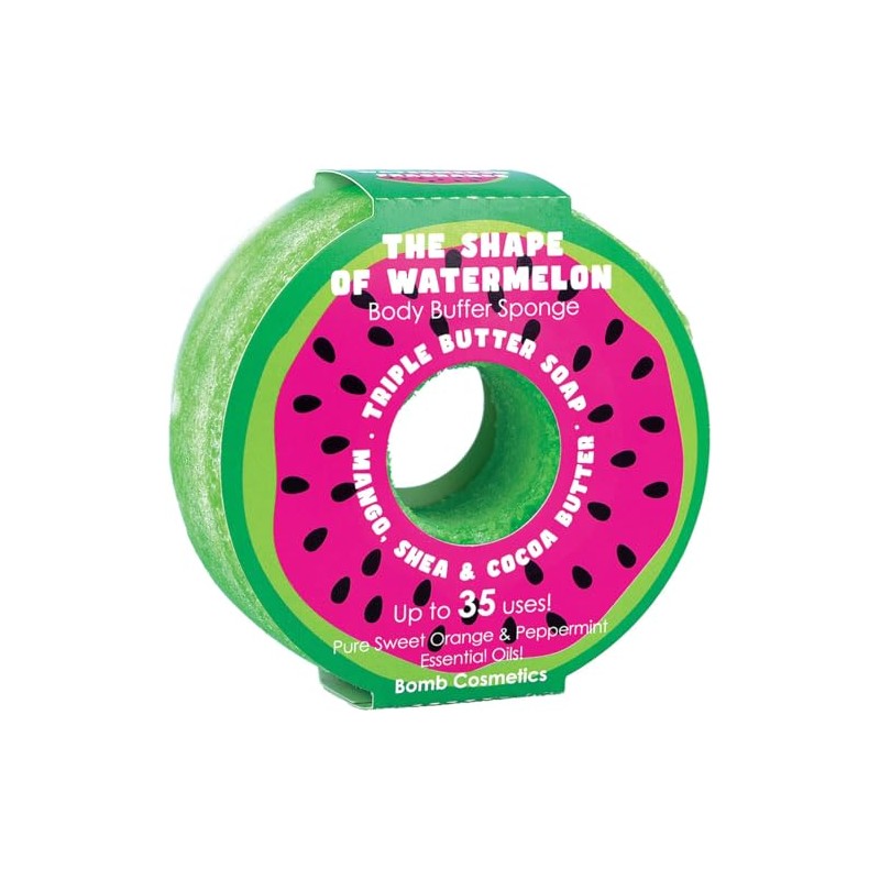 Bomb Cosmetics Body Buffer Soap Infused Sponge 2 in 1