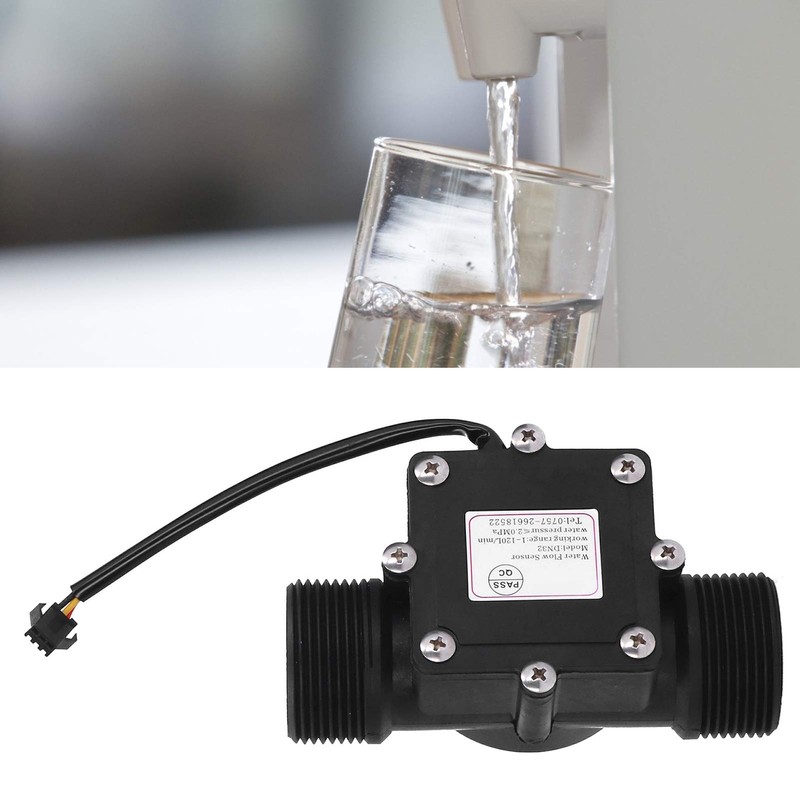 Water Flow Sensor YF-DN32 G1.25 in Service Water Flow Meter,
