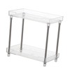 Makeup Organizer Rack Detachable Cosmetic Storage Shelf with Clear Acrylic