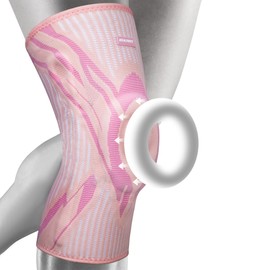 EULANT Compression Knee Support with Patella Gel Pads and 2 Side Spring Stabilisers, Highly Elastic Knee Support for Men and Women, Knee Support for Running, Cycling, Nordic Walking, Arthritis