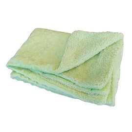 Children's Soft Plaid Blanket - Fleece - Newborn - Baby - Crib - Bed - Cot - Fleece Plaid - Versatile Blanket - Kids - Girls - 76cm x 101cm - Green