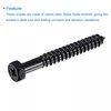 sourcing map Hex Lag Screws 5/16" x 2-1/2" Carbon Steel