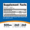 Nutricost Pantothenic Acid (Vitamin B5) 500mg, 240 Capsules