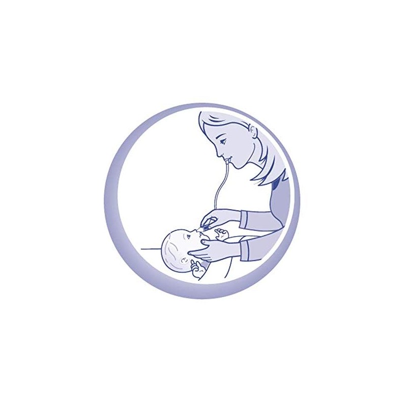 CHICCO, Aspirador Nasal Para Bebé PhysioClean, Boquillas Desechables