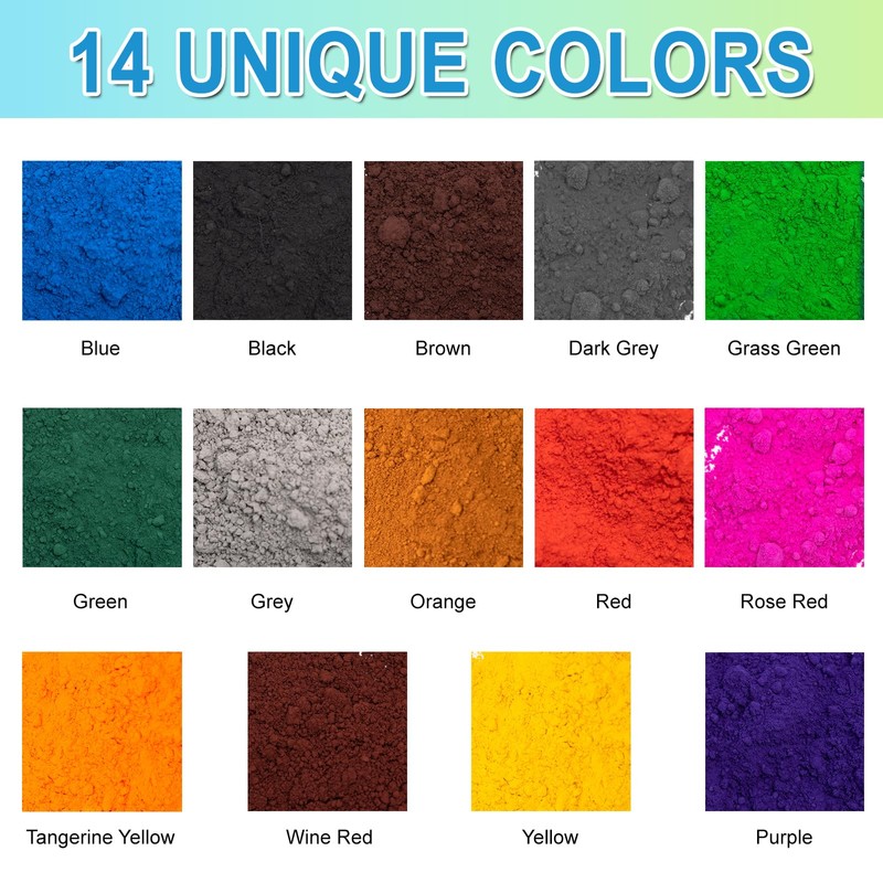 Blue Iron Oxide Powder, Concrete Dye, Concrete Cement Pigment -