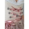 Edelnice Trachtenmode Bavarian Women's Designer Midi Dirndl Cécilia Dress 2-Pieces