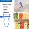 Magic Trio Peeler 3PCs, Kitchen Stainless Steel Peeler Set Food