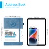 Address Book with Alphabetical Tabs, Large Hardcover Password Book, Address