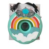 Doughnut Bottle 380ML Cute Leakage Proof Portable BPA Free Silicone