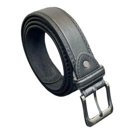 Men's Leather Belts, Choice of Colour, Up To 60" Waist, Smart Work Belt, Classic Trouser Belts (Black, XL)