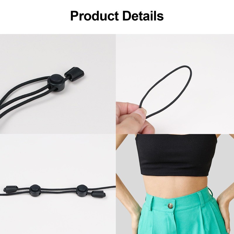 Pankousa 2PCS Adjustable Shirt Tuck Band Women,Stretchy & Invisible Shirt