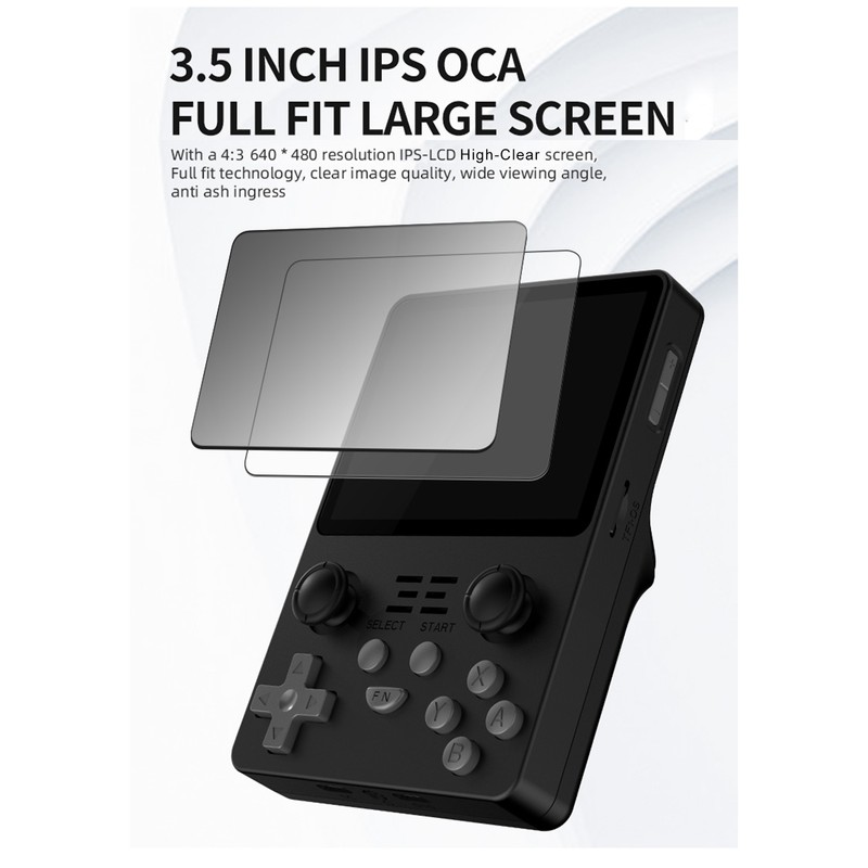 Powkiddy Handheld Game 3.5-inch IPS High-clear Screen Open Source Game