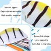 ZEPIQOR 1 x Fish Shaped Pencil Case Novelty Fish Pencil