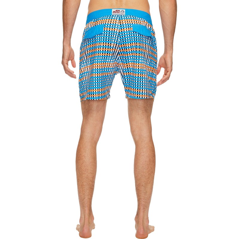Mr. Swim Bañador para Hombre con Estampado Tejido, Azul, (Sky