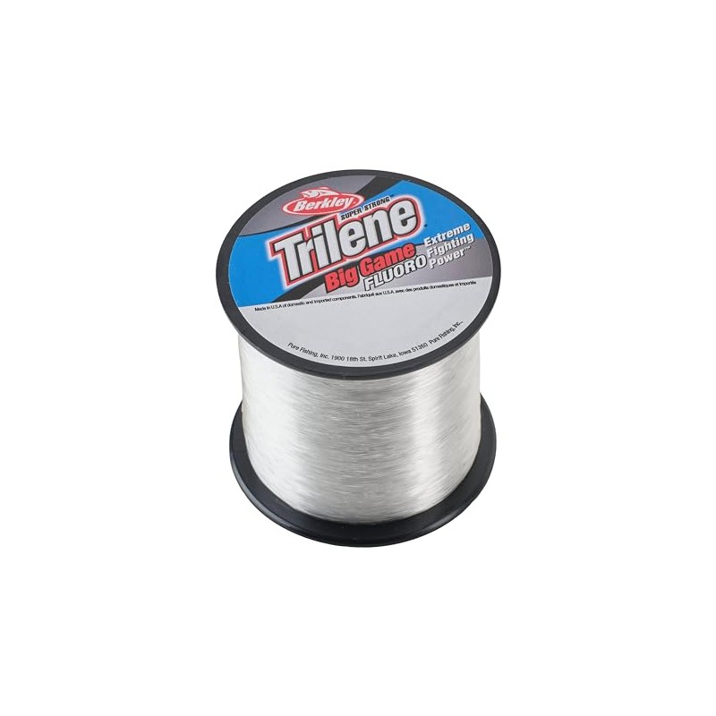 Trilene Big Game Fluorocarbon-Quarter Spools-Clear-12lb
