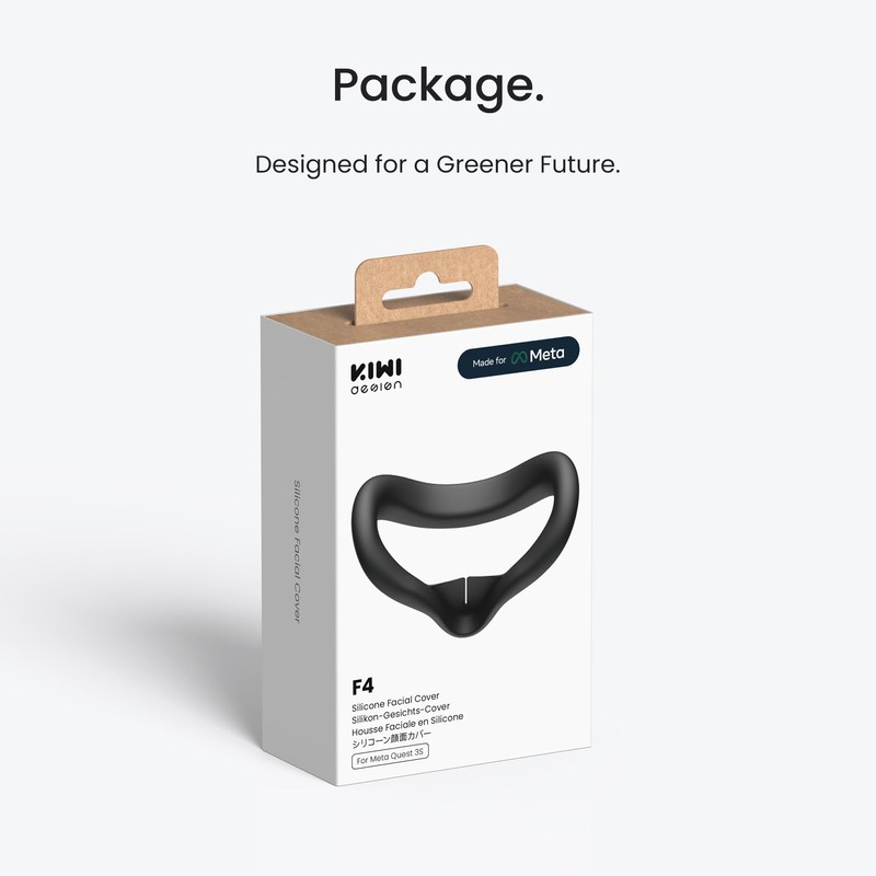 KIWI design F4 Silicone Facial Cover Compatible with Meta Quest