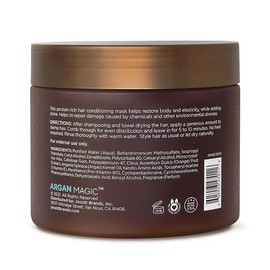 Argan Magic Mascarilla Reparadora Para El Cabello: Mascarilla Acondicionadora Rica En Proteínas Que Hidrata, Restaura Y Repara El Cabello Dañado | Fab
