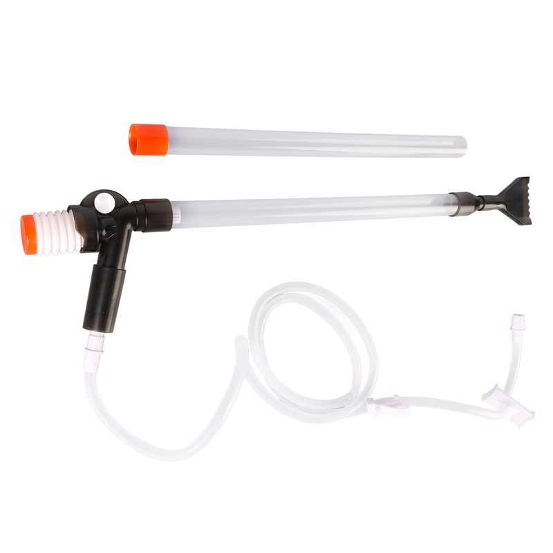Manual Aquarium Water Changer Safe Efficient Fish Tank Gravel Cleaner