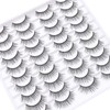Azenlo False Eyelashes 20 Pairs Wispy Lashes Faux Mink Lashes