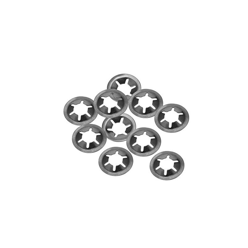 sourcing map Pack of 10 M6 Star Lock Washers 5.5