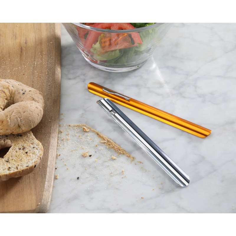 New Star Foodservice Aluminum Table Crumber, 6-Inch, Silver, 22810