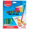 Maped Color'Peps Duo Coloured Pencils (24 pack)