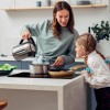 Portable 1900W Dual Burner Electric Cooktop Touch Control Timer Universal